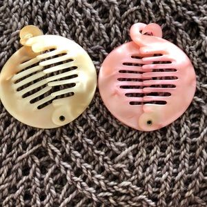 50’s vintage ponytail clips